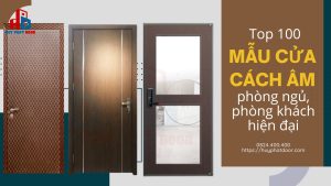 TOP 100 mẫu cửa cách âm phòng ngủ, phòng khách hiện đại