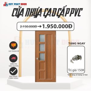 BÁO GIÁ CỬA NHỰA ĐÀI LOAN HUYPHATDOOR MỚI NHẤT 2025