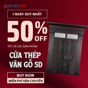 BÁO GIÁ CỬA THÉP HÀN QUỐC HUYPHATDOOR MỚI NHẤT 2025 – CHẤT LƯỢNG VƯỢT TRỘI
